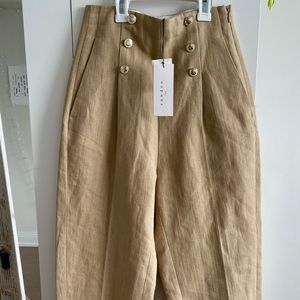 sandro camel trousers (new)
